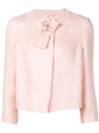 Ermanno Scervino Embellished Bow Appliqué Jacket
