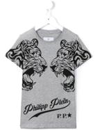 Philipp Plein Kids 'crow' T-shirt, Boy's, Size: 12 Yrs, Grey
