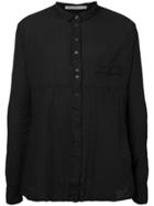 Aleksandr Manamïs Long-sleeve Fitted Shirt - Black