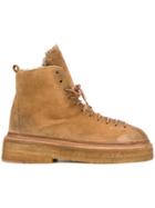 Marsèll Shearling Lined Boots - Brown