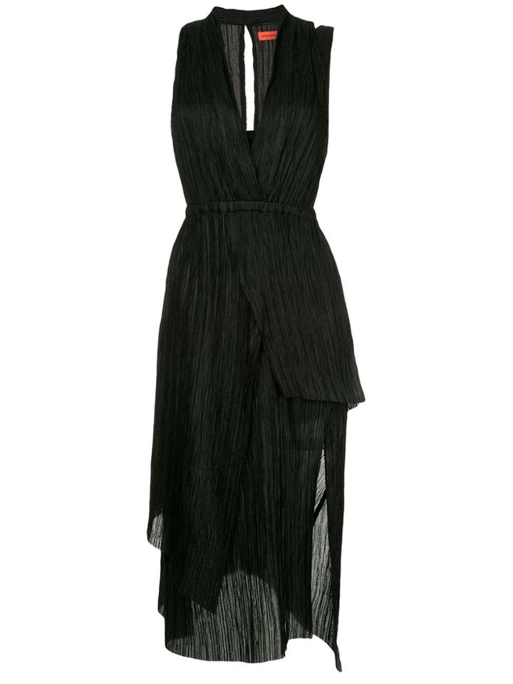 Manning Cartell Vertical Impact Halter Dress - Black