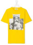 Neil Barrett Kids Printed T-shirt - Yellow & Orange