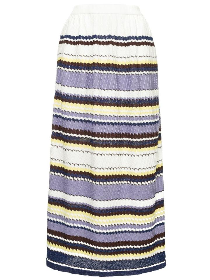 Coohem Striped Knit Skirt - Multicolour
