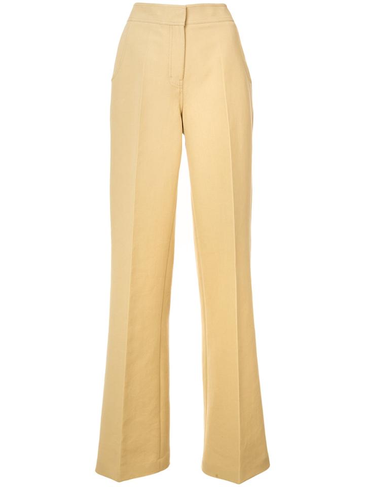 Derek Lam High Waist Wide Leg Trousers - Brown