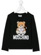 Moschino Kids Teddy Bear Logo Sweatshirt - Black