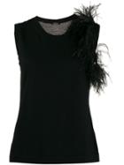 P.a.r.o.s.h. Embellished Sleeve Jumper - Black