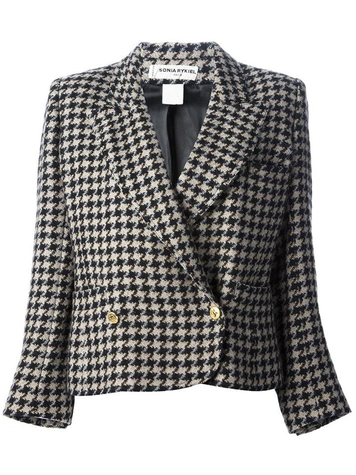Sonia Rykiel Vintage Hound's Tooth Jacket