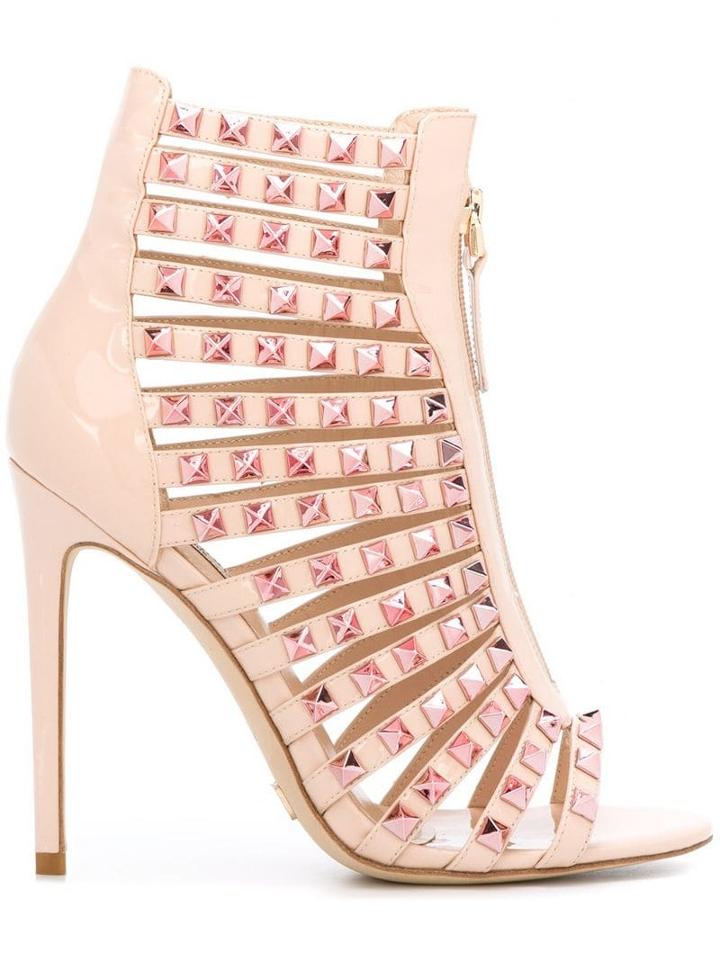 Gianni Renzi Studded Sandals - Pink