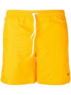 Mp Massimo Piombo Classic Swimming Shorts, Men's, Size: Xl, Yellow/orange, Cotton/polyester