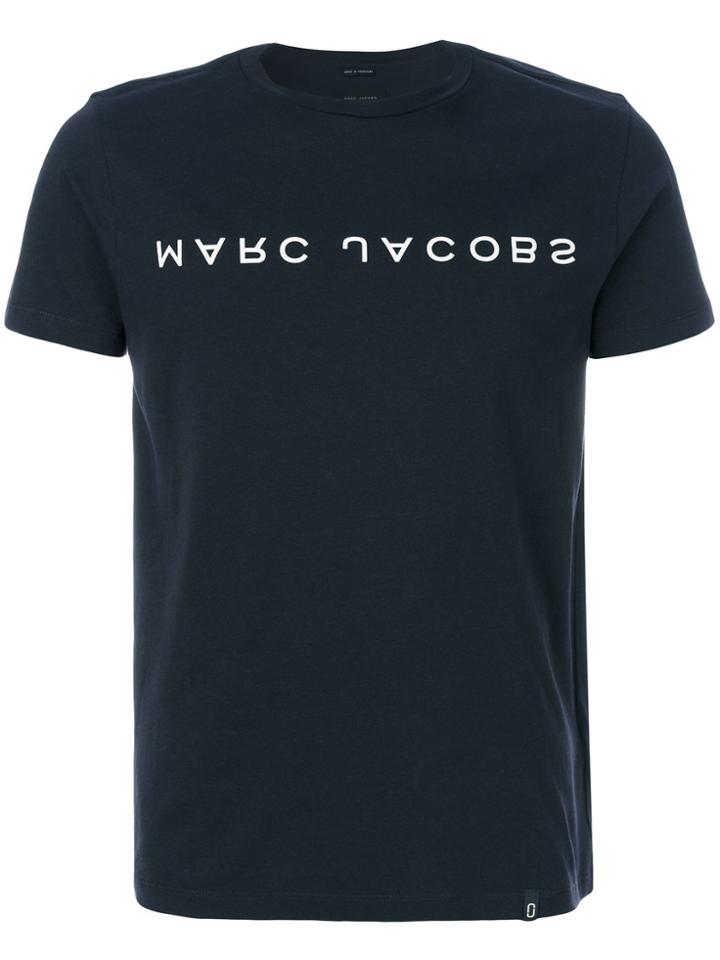 Marc Jacobs Upside Down Logo T-shirt - Black