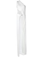 Ann Demeulemeester - Draped Maxi Dress - Women - Viscose - 38, White, Viscose