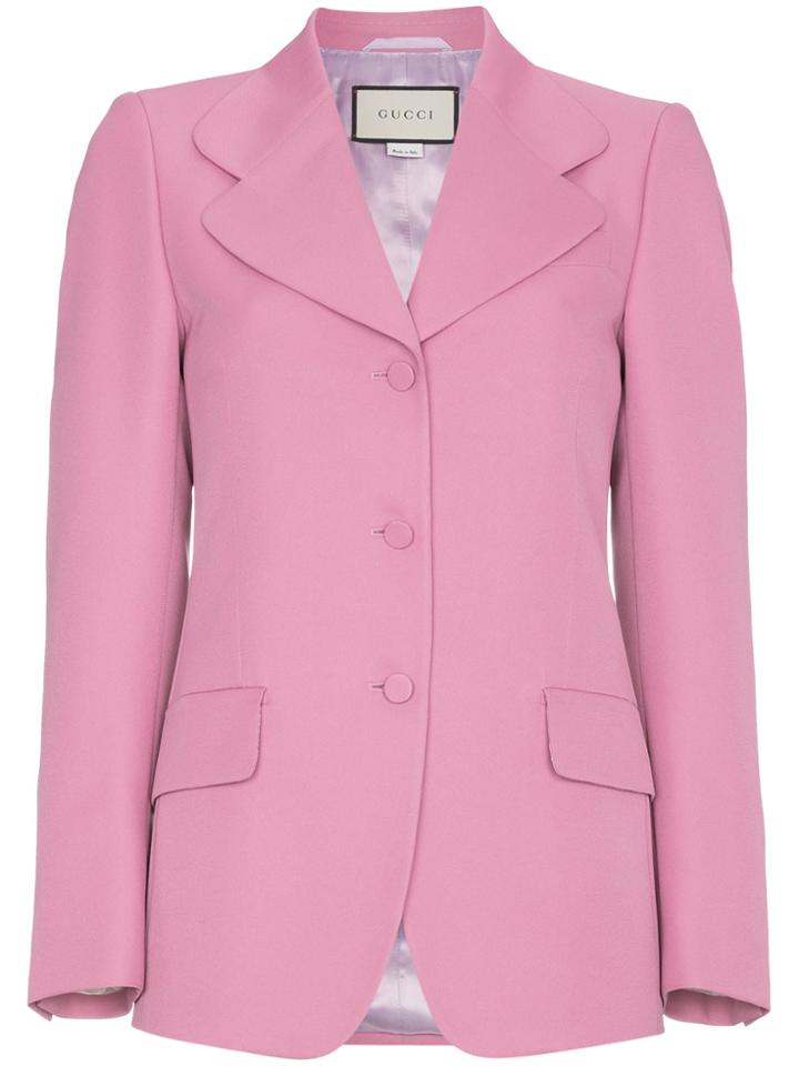 Gucci Pink Suit Blazer - Pink & Purple