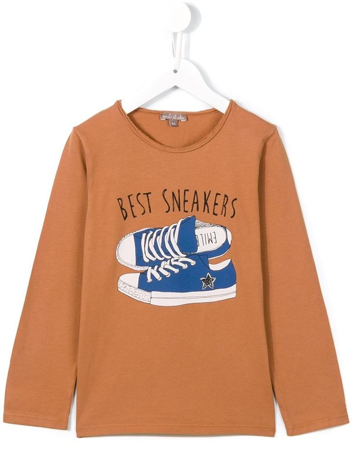 Emile Et Ida Sneakers Print T-shirt
