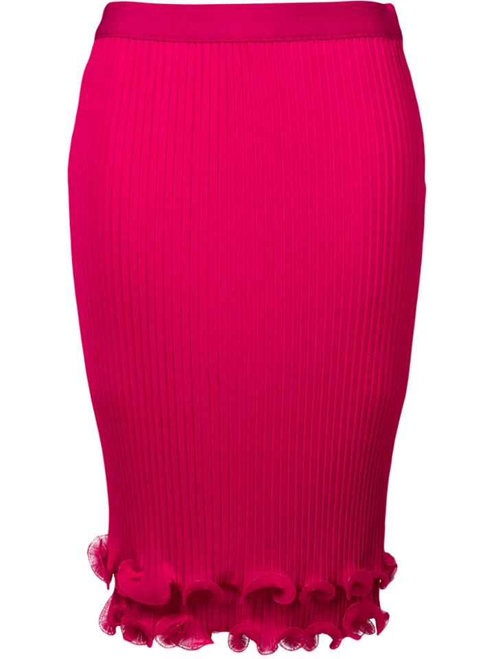 Givenchy Frill Frimmed Skirt - Pink & Purple
