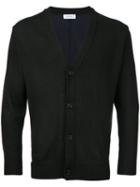 En Route Button Up Cardigan, Men's, Size: 1, Black, Cotton