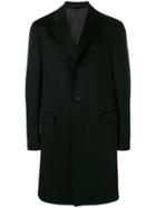 Salvatore Ferragamo Cashmere Overcoat - Black