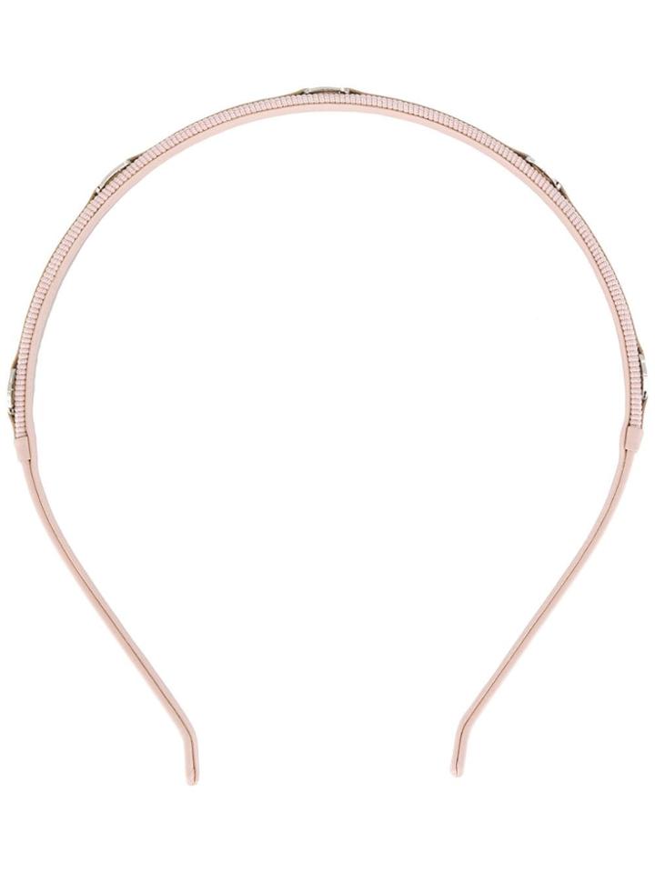 Salvatore Ferragamo Engraved Logo Headband - Pink