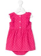 Ralph Lauren Kids - Broderie Anglaise Dress - Kids - Cotton - 12 Mth, Pink/purple