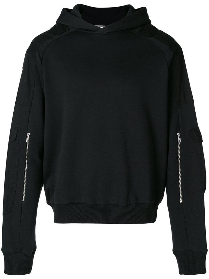 Gmbh Zip-detail Hoodie - Black