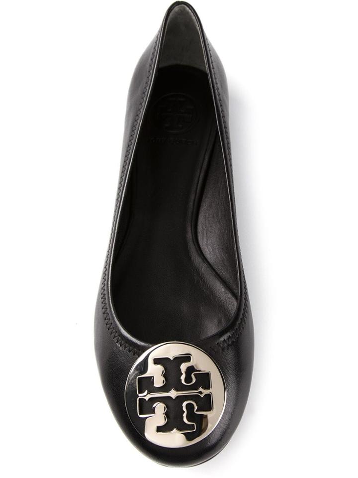 Tory Burch Emblem Ballerinas - Black