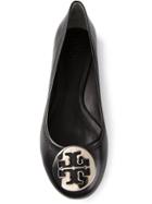 Tory Burch Emblem Ballerinas - Black