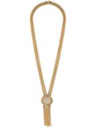 Christian Dior Pre-owned 1969s Elongated Fringed Necklace - Gold