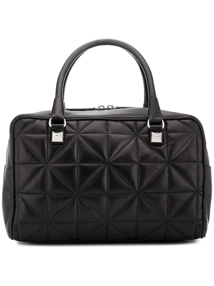 Sonia Rykiel Quilted Trunk Bag - Black