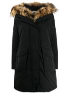 Woolrich Hooded Military Parka - Black