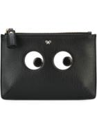 Anya Hindmarch 'eyes' Clutch, Women's, Black, Leather