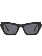 Versace Eyewear Cat-eye Frame Sunglasses - Black
