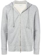Officine Generale Classic Zipped Hoody - Grey