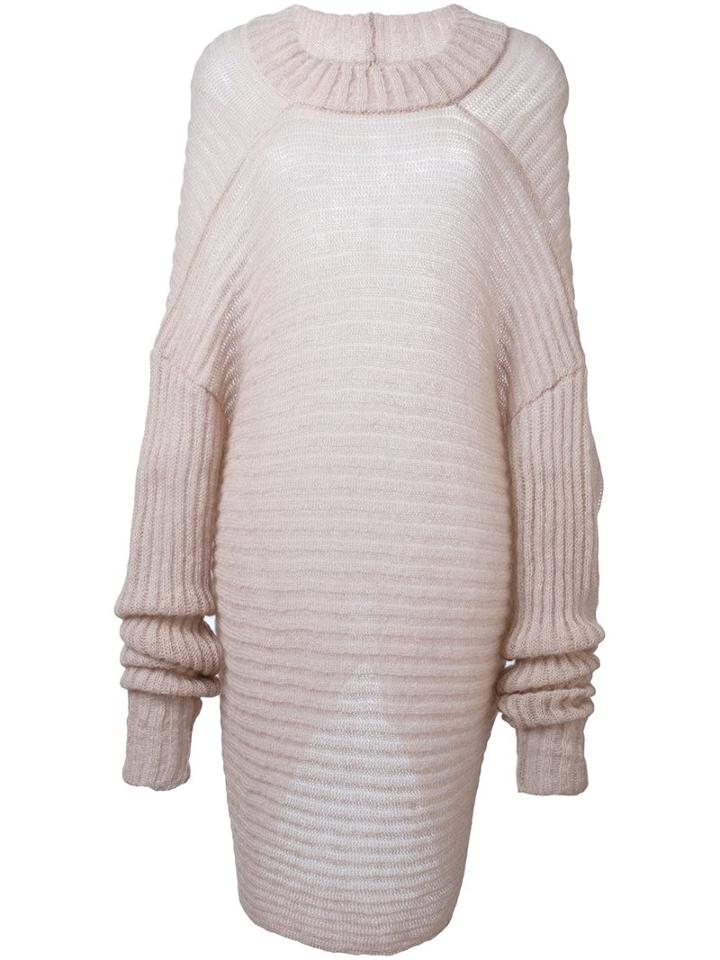 A.f.vandevorst 'taichi' Long Pullover, Women's, Size: 40, Pink/purple, Polyamide/wool/virgin Wool