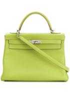Hermès Vintage Limited Edition Bi-colour 32cm Candy Kelly Bag - Green