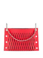 Sonia Rykiel Double Pouch Shoulder Bag - Red