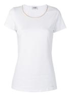 Liu Jo Embellished Collar T-shirt - White
