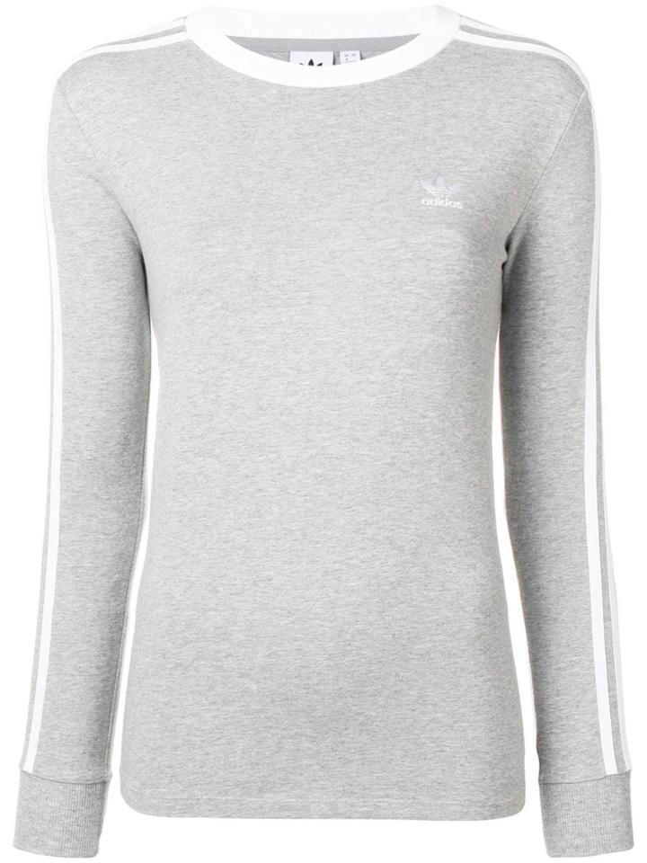 Adidas 3-stripes Sweatshirt - Grey