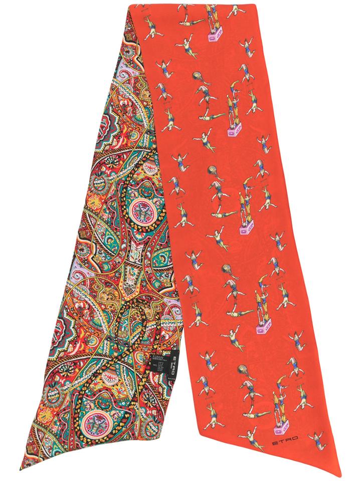 Etro Paisley-print Scarf - Red