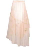 Barbara Bologna Sheer Tulle Skirt - Neutrals