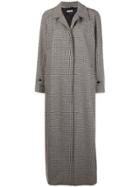 Miu Miu Houndstooth Check Coat - Grey