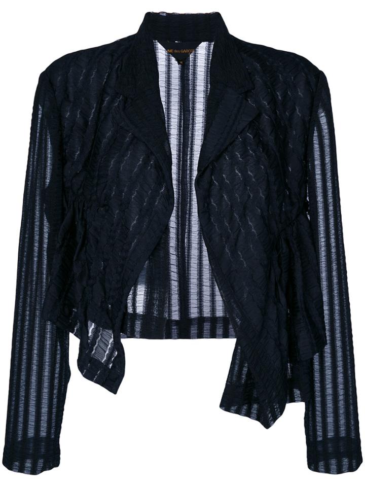 Comme Des Garçons Vintage Ruffled Bolero - Blue