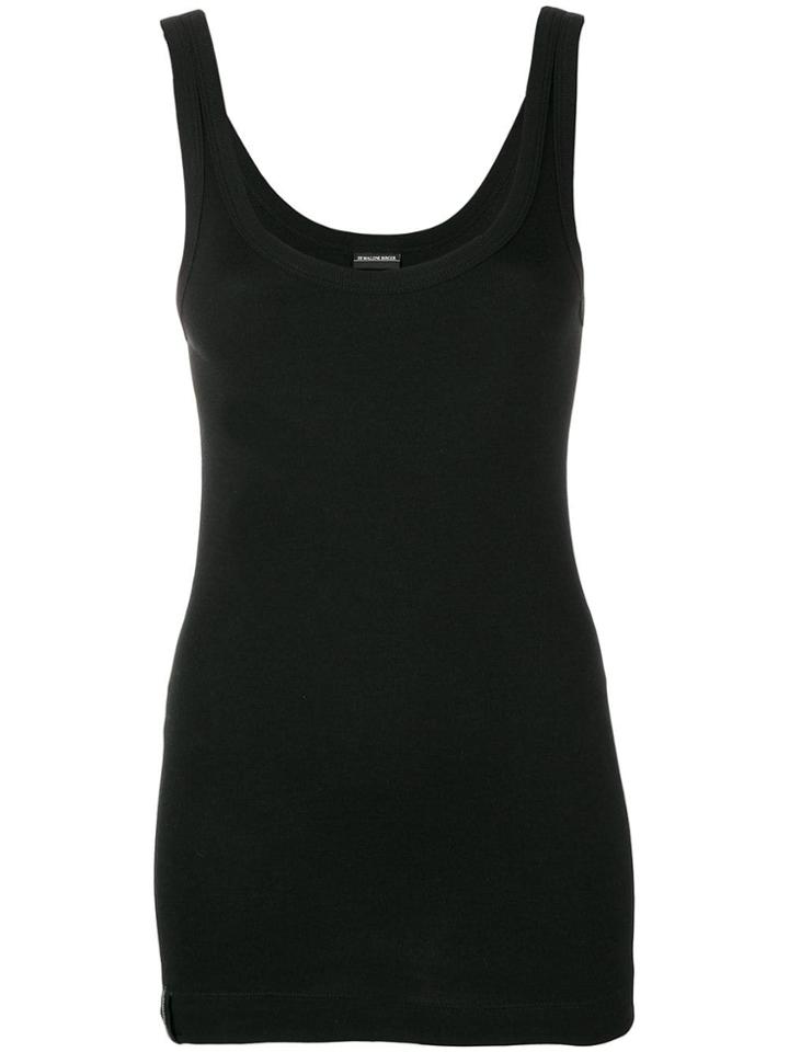 By Malene Birger Longline Tank Top - Black