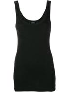 By Malene Birger Longline Tank Top - Black