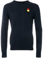 Ami Alexandre Mattiussi Crewneck Sweater Smiley Chest Embroidery -