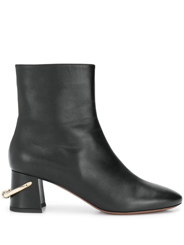 L'autre Chose Hoop-embellished Boots - Black