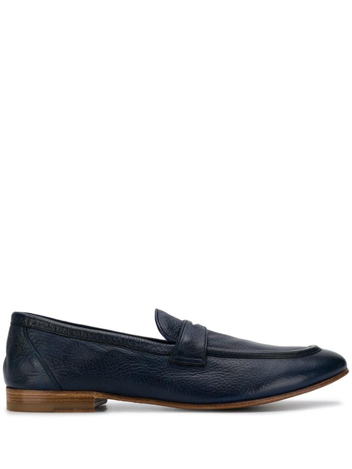 Corneliani Pointed Loafers - Blue
