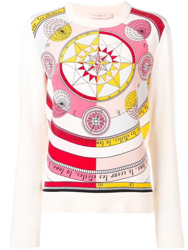 Tory Burch Constellation Print Jumper - Neutrals