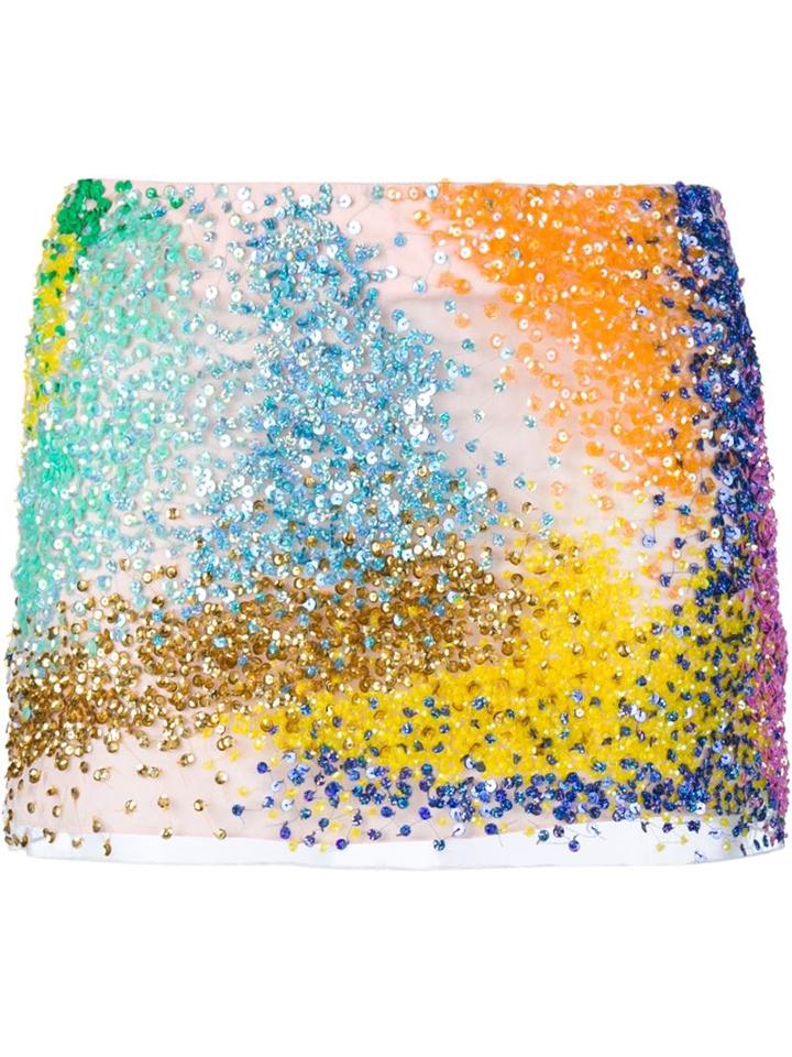 Ashish Sequin-embellished Mini Skirt