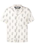 Jacquemus Leaf Print Shirt - White