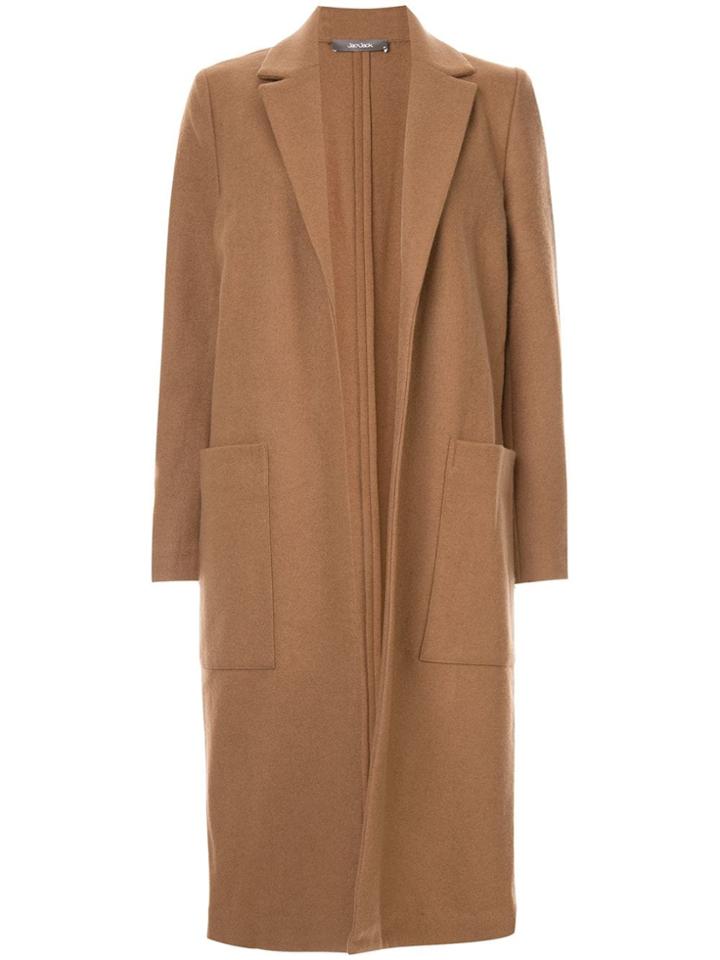 Jac+ Jack Polloch Coat - Brown