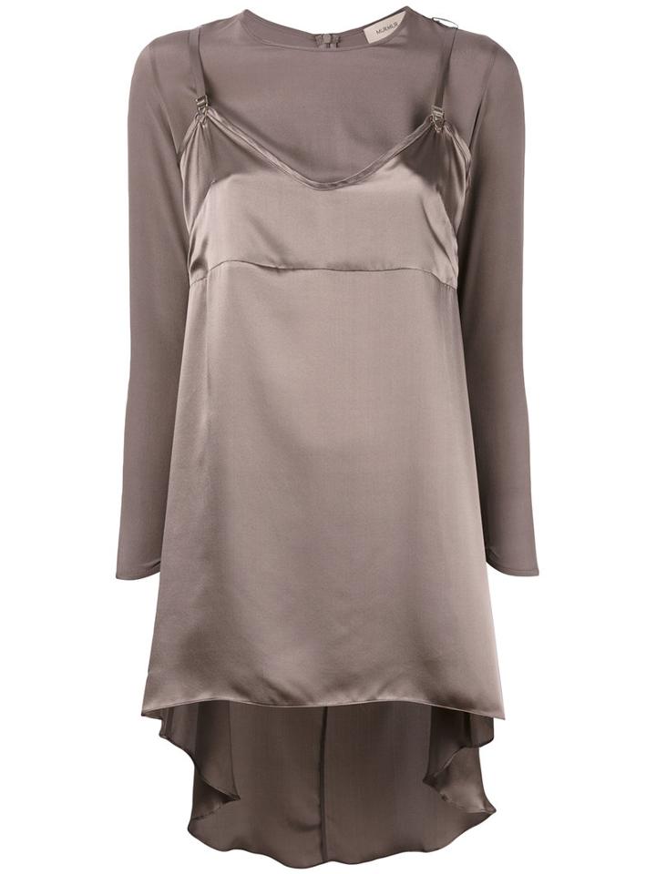 Murmur - Slip Blouse - Women - Silk - L, Grey, Silk